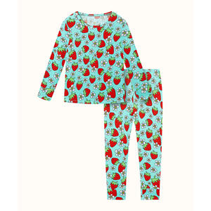 Ensembles de pyjamas en tricot pour fillettes, 2 pièces, en viscose de bambou - Product Image 4