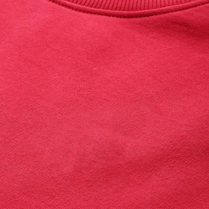 Suéter de Punto Rojo para Hombre, Cuello Redondo, Corte Regular, Color Sólido, Material de Algodón, Ropa Casual de Otoño, Sudaderas para Hombre - Product Image 6