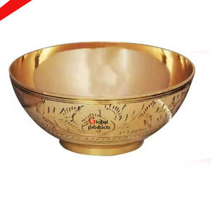 Tazón decorativo para servir postres de mesa de diseño de forma redonda de metal con acabado plateado de alto estándar para restaurante y bar de hotel - Product Image 4