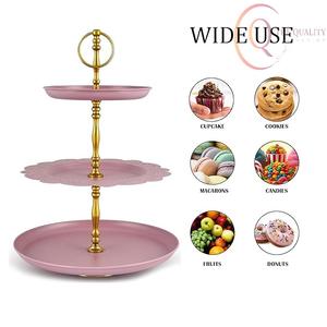 Luxury Metal Cake Stand with Smooth Polished Surface, Perfect for Cupcakes, <b>Pastries</b>, Cakes & Special Occasion Table Décor - Product Image 3