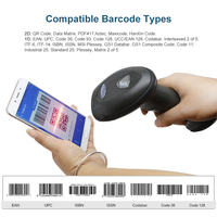 Escáner de código de barras inalámbrico de alto rendimiento Syble 2D 2,4G lector de código de barras XB-6208RB
