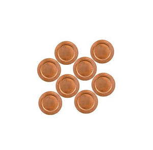 Holesale-Juego de platos personalizados para boda, conjunto de 4 unidades con borde plateado y cargador hecho a mano para el mejor precio - Product Image 4