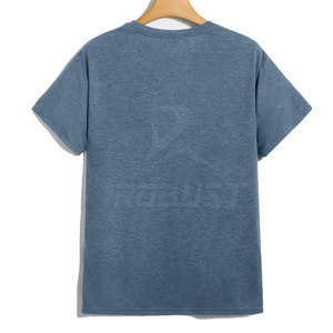 T-shirt à manches courtes pour homme, vêtements d'été, écologique, séchage rapide, respirant, couleurs et tailles personnalisées, matière polyester/coton - Product Image 2