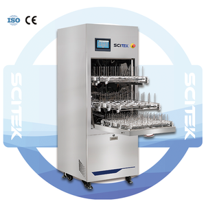 Lavatrice Automatica per Vetreria Ultra-sottile SCITEK Basic 220/320L, Macchina Lavabottiglie per Uso Medico e <span class=keywords><strong>di</strong></span> <span class=keywords><strong>Laboratorio</strong></span> 360 °   Meccanismo <span class=keywords><strong>di</strong></span> Spruzzatura - Product Image 3