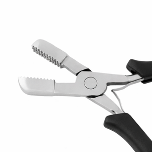 Pinzas Profesionales para Extensiones de Cabello, Acero Inoxidable, Herramienta de Anillo Micro, Mango Antideslizante, Personalizable para Uso en Salón - Product Image 2