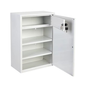 Gabinete de botiquín de primeros auxilios montado en la pared de calidad de exportación con puerta de Metal bloqueable para oficina, hogar, fábrica disponible para precio de exportación - Product Image 3