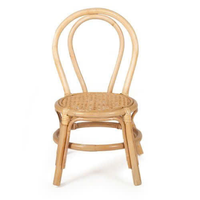 Chaise enfant moderne en rotin avec oreilles de lapin, écologique, tressée à la main, empilable, mobilier bébé fabriqué au Vietnam, vente directe d'usine
