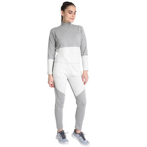 Custom Streetwear Womens Sweat Suits Outdoor Cotton Jogger <b>Crewneck</b> Sweatsuit Two Piece Plus Size Woman Tracksuit Set - Product Image 3