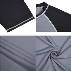 เสื้อแรชการ์ดแขนยาวคุณภาพสูงสำหรับทุกเพศ เหมาะสำหรับว่ายน้ำ โต้คลื่น ดำน้ำ ศิลปะการต่อสู้แบบผสมผสาน (MMA) และบราซิลเลียนยิวยิตสู (BJJ) แห้งเร็ว น้ำหนัก 220 กรัม ลดราคาพิเศษ - Product Image 6