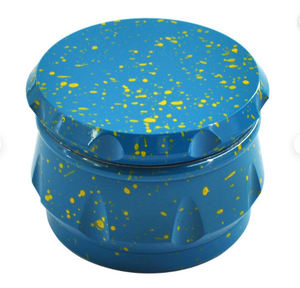 Four-Layer 55mm Zinc Alloy Snowflake Matte Herb Grinder Aluminum herb grinder price products - Product Image 2