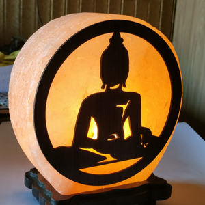 โคมไฟตั้งโต๊ะไฟฟ้าไร้สายแบบเหนี่ยวนำหรี่โคมไฟเกลือสีชมพูตาข่ายดักฝันดีไซน์ร่วมสมัยสินค้ามาใหม่ - Product Image 5