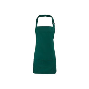 Delantal de babero de cocina con logotipo promocional de algodón puro de diseño personalizado de fabricante indio - Product Image 3