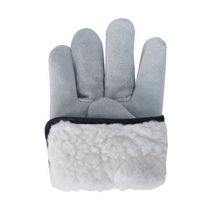 Guantes para aparejo de muebles hechos en Pakistán, guantes de trabajo de seguridad, forro de algodón de cuero transpirable, manguito de goma, soldadura antideslizante - Product Image 5