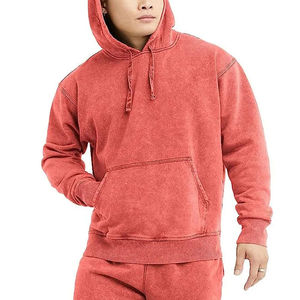 Sweat-shirt en coton français chiné, style délavé, vente en gros, personnalisé, lourd, vintage, délavé - Product Image 4