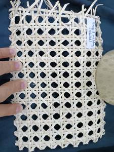 ผ้าตาข่ายหวายธรรมชาติดีไซน์แบบยั่งยืนผ้าสานแบบปรับแต่งได้สำหรับการตกแต่งภายใน - Product Image 4