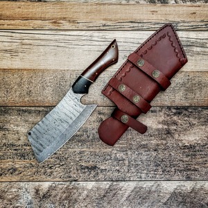 มีดทำครัวเหล็กดามัสกัสแบบมืออาชีพมีดเชฟสไตล์ญี่ปุ่นด้ามจับทำด้วยมือ - Product Image 2