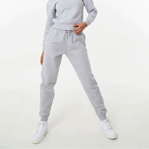 Pantalones de lona casuales cómodos y elegantes para mujer, cintura elástica media para uso diario de invierno - Product Image 1