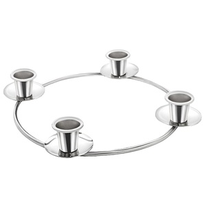 Candelabro Moderno de Cuatro Brazos, Portavelas Decorativo de Metal Negro Único para Mesa de Navidad, Diseño Interior para el Hogar - Product Image 6