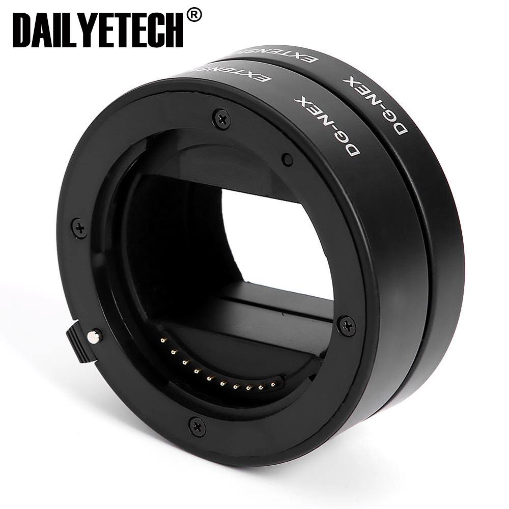 Tubo Di Prolunga Macro Per Fotocamera Sony E-Mount - Extension Tube Automatico Da 10 Mm E 16 Mm Per Foto Ravvicinate - Foto 3