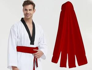 Cinturón de Judo hecho en fábrica 100% algodón Color y logotipo personalizados Artes marciales Karate Ajuste universal 2017 - Product Image 4