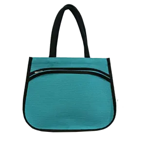 Promosyon çevre dostu premium kalite dekoratif jüt taşıma alışveriş çantaları büyük kolu ayarlanabilir fiyat