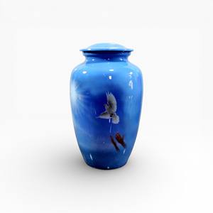 โกศบรรจุอัฐิสัตว์ป่ารูปช้างขาว พร้อมงานศิลปะภาพธรรมชาติ สำหรับการอนุสรณ์ที่เป็นสัญลักษณ์และสงบสุข - Product Image 6