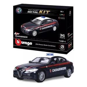 Kit de 36 Piezas para Construir un Modelo a Escala 1:24 del Alfa Romeo Giulia CARABINIERI 18 25128, Herramientas para Exhibir Modelos a Escala - Product Image 1
