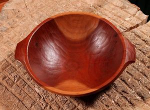 JARDÍN Cuenco de cocina de madera de acacia pulido hecho a mano-Respetuoso con el medio ambiente Estilo clásico de lujo personalizable - Product Image 5