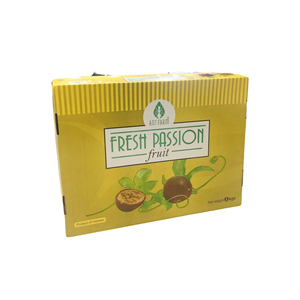 Boîte en carton ondulé pliable personnalisée 25*25*5cm Fruit de la passion Utilisation agricole Avantage UV Boîtes rigides Matériaux recyclés - Product Image 2