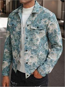 Chaqueta encerada con aceite de lona de peso pesado 2025 de moda, chaqueta impermeable de algodón para hombre, camisas de manga de primavera, chaqueta de estilo informal - Product Image 2