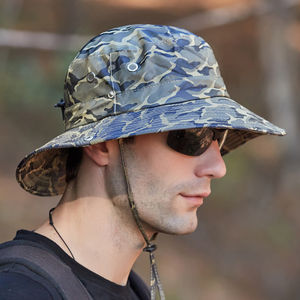 Adult Men Jungle Boonie Bucket Hat Ripstop Waterproof 5-Panel Casual Hiking <b>Mountain</b> Fishing Outdoor - Product Image 3