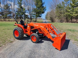 Tracteur à roues Kubota BX23S, tondeuse, chargeuse-pelleteuse, nouveau, utilisé, y compris les accessoires essentiels-engrenage moteur à roulement central - Product Image 3