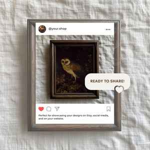 Cadre photo en bois bricolage Affichage minimaliste Guide PDF fait à la main Téléchargement étape par étape Image disponible - Product Image 1