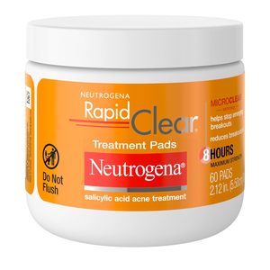 Top bán neutrogenas nhanh chóng rõ ràng sức mạnh tối đa mụn mặt miếng da nhờn salicylic axit điều trị mụn trước khi ngâm - Product Image 4
