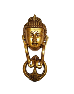 Bouton de poignée de bouddha en laiton durable de style moderne avec installation par vis pour usage domestique - Product Image 1