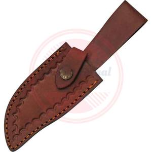 Cuchillo de caza de acero de Damasco hecho a mano mango cómodo cuchillo de caza para acampar - Product Image 6