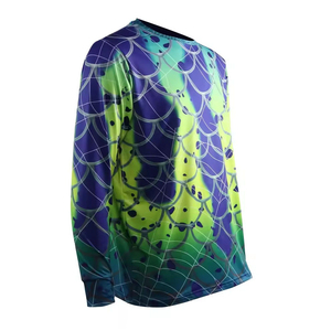 เสื้อตกปลาแขนยาว UV สำหรับผู้ชายเสื้อผ้าปลาเสื้อตกปลาใส่สบายออกแบบได้ตามต้องการ - Product Image 5