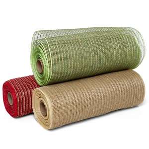Burlap 10 Deco Mesh for Sewing Accessory for Creative Projects - Product Image 1