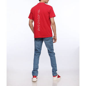 Venta al por mayor de Camisetas Personalizadas de verano para hombre 100% algodón cuello redondo transpirable de punto ropa de gran tamaño con patrón de letras - Product Image 6