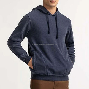 Sweat à capuche superposé de haute qualité, coupe et couture, manches longues, disponible en gros, sweats à capuche pour hommes - Product Image 5