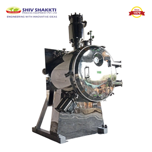 เครื่องอบแห้งแบบสุญญากาศแบบหมุนอัตโนมัติ พร้อมใบพัดสแตนเลส 316L มอเตอร์ได้รับการรับรองมาตรฐาน CGMP สำหรับใช้ในอุตสาหกรรมยาและเคมี สภาพใหม่ - Product Image 5