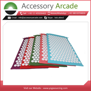 Vente chaude Accessoires de fitness écologiques Disque rond Tapis de yoga d'acupression Prix compétitif Oreillers et coussins d'extérieur - Product Image 6