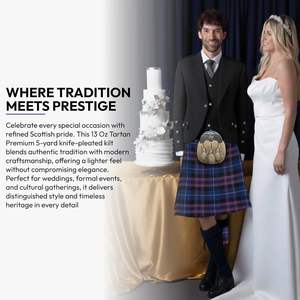 Kilt écossais pour homme, fierté d'Écosse, tartan, durable et confortable, en laine acrylique, kilt polyvalent, fournisseur en gros d'usine - Product Image 6
