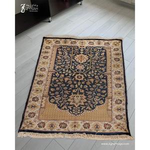 Tapis de prière en soie naturelle pure, motif floral, pour la prière islamique à domicile, respirant, confortable, longues prières, meilleur prix - Product Image 1
