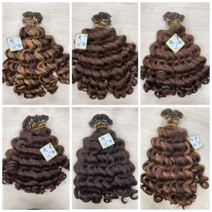 100% mechones de cabello humano virgen sin procesar virgen cutícula alineada tejido de cabello peruano - Product Image 3