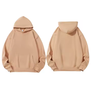 Oversized 100% Cotton Men's Pullover Hoodie with Solid <b>Black</b> Woven Fabric Hooded Collar Digital Printing for Winter Season - Product Image 6