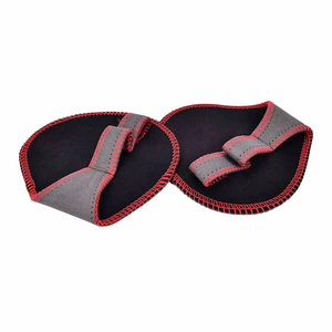 Support de poignet réglable antidérapant et respirant, protège-paume en nylon/polyester/rayonne, pour musculation, unisexe, fermeture auto-agrippante, bleu - Product Image 2