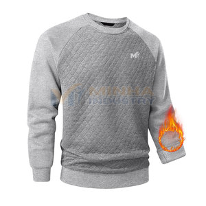 Sweat-shirts pour hommes à manches longues, respirants, vêtements pour hommes, coton et polyester, sweat-shirts pour hommes en vente - Product Image 3