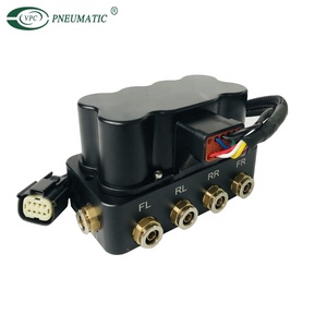 VUX-4F air Ride Suspension Valve Manifold with <strong>DOT</strong> <strong>Fitting</strong> - Product Image 2