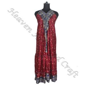 SD018 femmes indien pakistanais Saree/Shari/Shari Vintage robes en soie Hippy Boho chaud Sexy à la recherche de coton Inde meilleur Vintage - Product Image 1